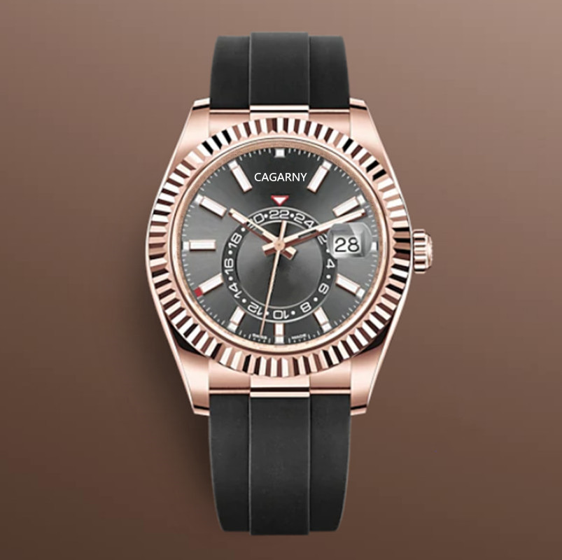 2021 new High quality luxury watch Men 2813 automatic mechanical rubber belt black gold watch military sports Mens watches Montre de luxe, Box
2021 new High quality luxury watch Men 2813 automatic mechanical rubber belt black gold watch military sports Mens watches Montre de luxe, Box