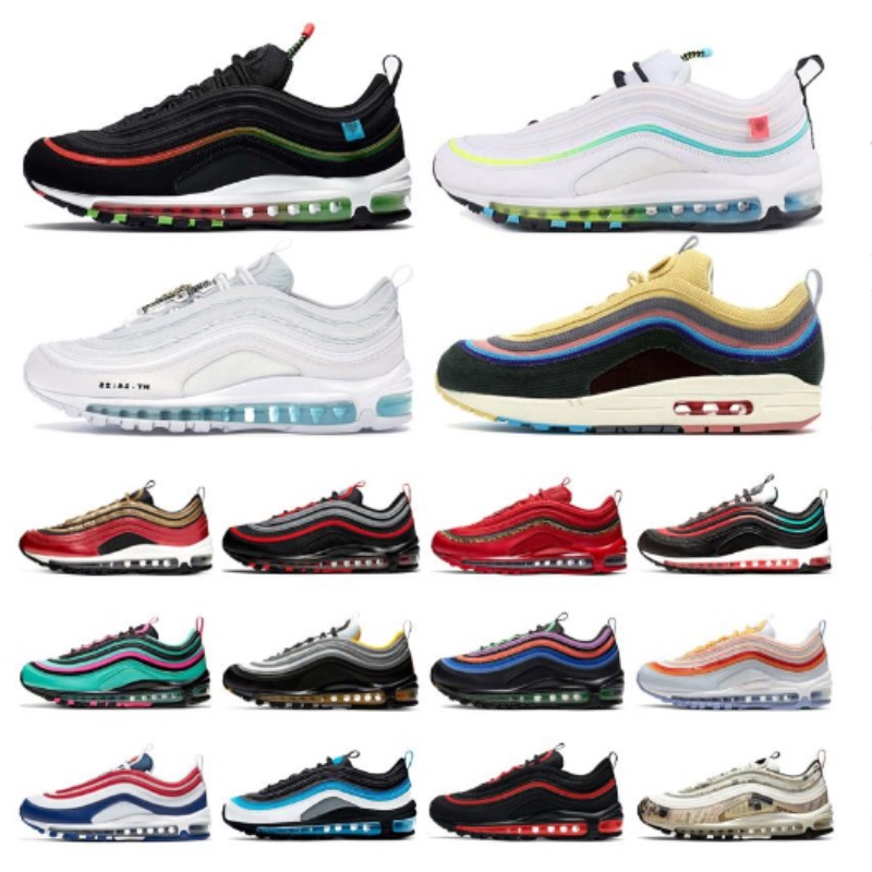 2020 mens running shoes triple black white 97s reflective bred game royal men women sports sneakers 36-45, # 1
2020 mens running shoes triple black white 97s reflective bred game royal men women sports sneakers 36-45, # 1