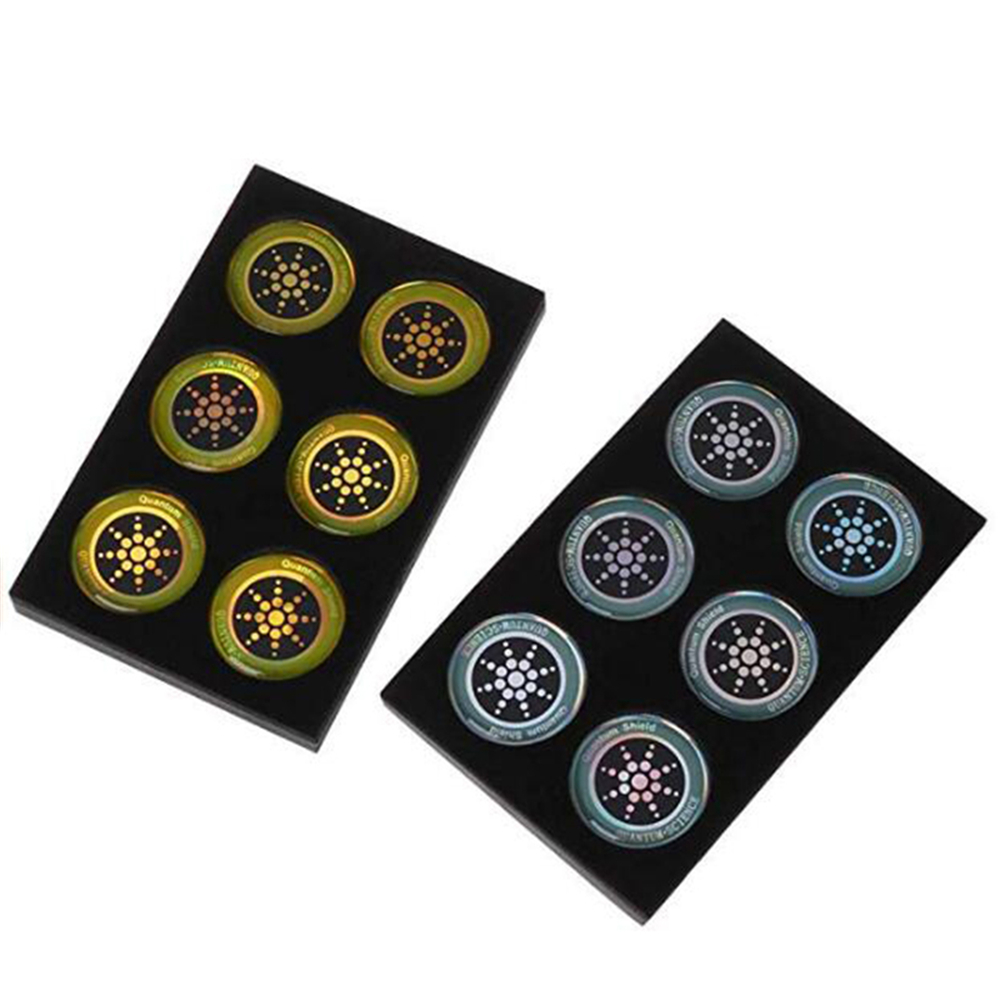 Quantum Shield Anti Radiation Sticker Protection American Technology Cell Phone Anti EMF EMR Protection Box Pack 6 Pcs/Set
Quantum Shield Anti Radiation Sticker Protection American Technology Cell Phone Anti EMF EMR Protection Box Pack 6 Pcs/Set