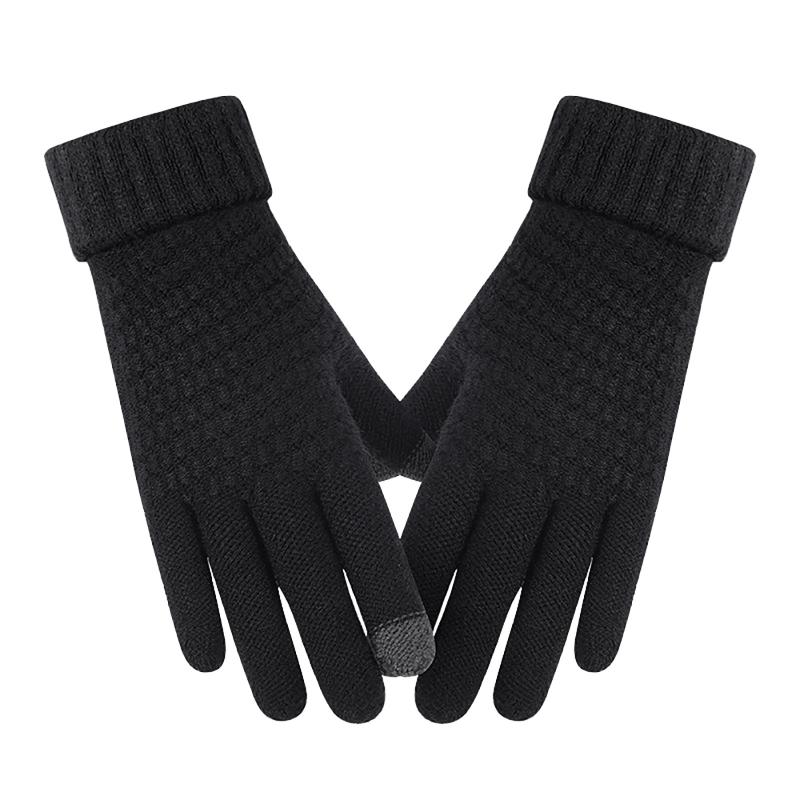 Streetwear Men's Gloves Winter Women Solid Knit Keep Plush Thickened Touchscreen On-slip Soft Keep Warm Gloves Handschoenen
Streetwear Men's Gloves Winter Women Solid Knit Keep Plush Thickened Touchscreen On-slip Soft Keep Warm Gloves Handschoenen