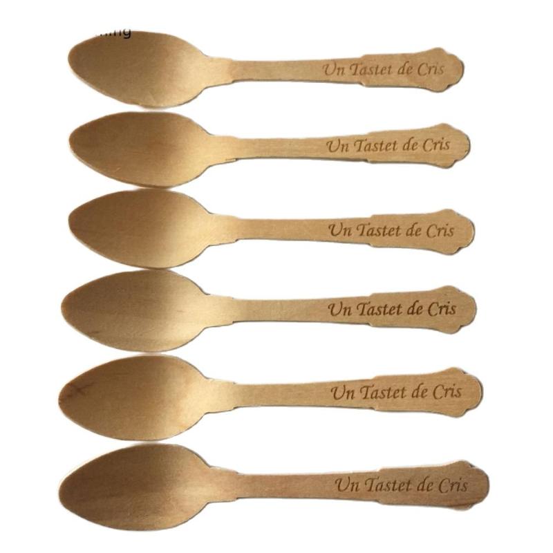 100pcs Specialty Spoons Taster Spoons Mini Wooden Personalize tableware for Party Cake Ice Cream honey pudding
100pcs Specialty Spoons Taster Spoons Mini Wooden Personalize tableware for Party Cake Ice Cream honey pudding