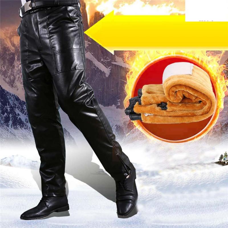Fashion Men Causal PU leather pants Plush Thickened loose winter wear Motorcycle riding Windproof Warm Pants
Fashion Men Causal PU leather pants Plush Thickened loose winter wear Motorcycle riding Windproof Warm Pants