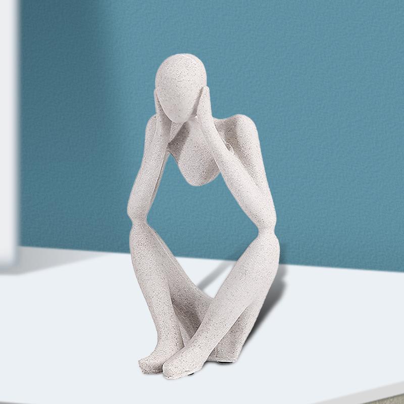 Europe Style Character Sculpture Sandstone Design Art Refined Abstract Man-shaped Craft Gift for Household Living Room Decor
Europe Style Character Sculpture Sandstone Design Art Refined Abstract Man-shaped Craft Gift for Household Living Room Decor