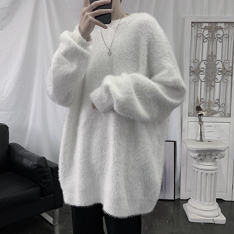 Casual Loose Man Sweaters Korean Style Fashion Winter Pullover Oversized Long Sleeve Winter Pull Hiver Men' Clothing DB60MY, Black
Casual Loose Man Sweaters Korean Style Fashion Winter Pullover Oversized Long Sleeve Winter Pull Hiver Men' Clothing DB60MY, Black