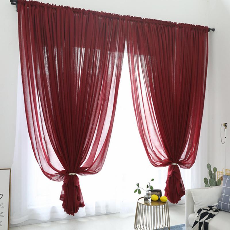 Modern Colorful Nordic Linen Curtains Tulle for Living Room Bedroom Fashion Sheer for Kitchen All- Door Curtain Drape SW-19, 1pc tulle
Modern Colorful Nordic Linen Curtains Tulle for Living Room Bedroom Fashion Sheer for Kitchen All- Door Curtain Drape SW-19, 1pc tulle