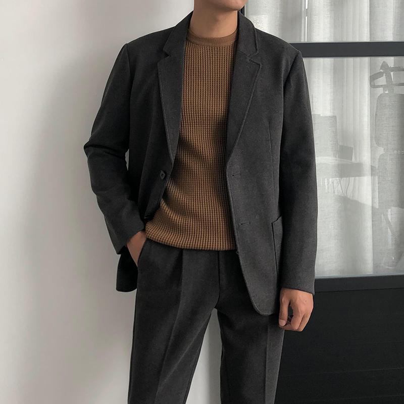 Casual Loose Men Suits Vintage Simple Fashion Korean Style Slim Long Sleeve Men Suits Blazer Mujer Men' Clothing DB60XF, Style2
Casual Loose Men Suits Vintage Simple Fashion Korean Style Slim Long Sleeve Men Suits Blazer Mujer Men' Clothing DB60XF, Style2