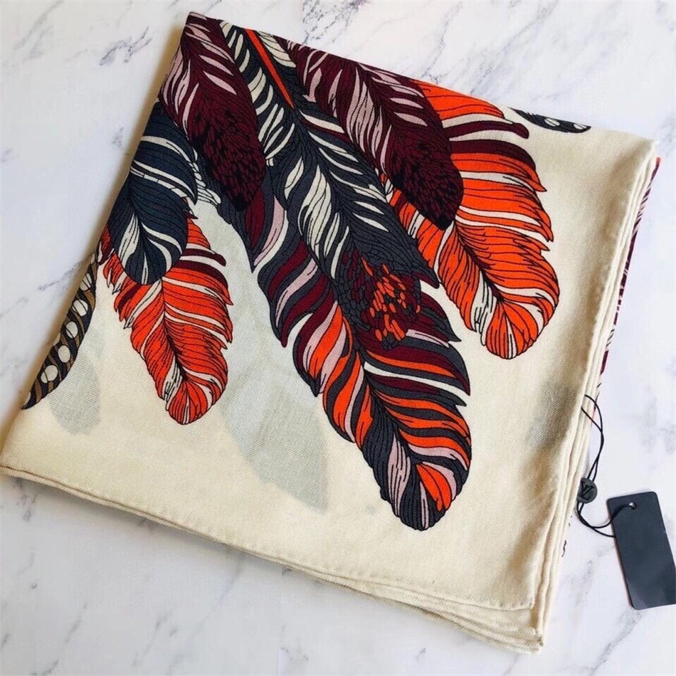 Silk and cashmere scarf exquisite printing design brand women's scarves fashion matching scarf gift good scarves 140*140cm