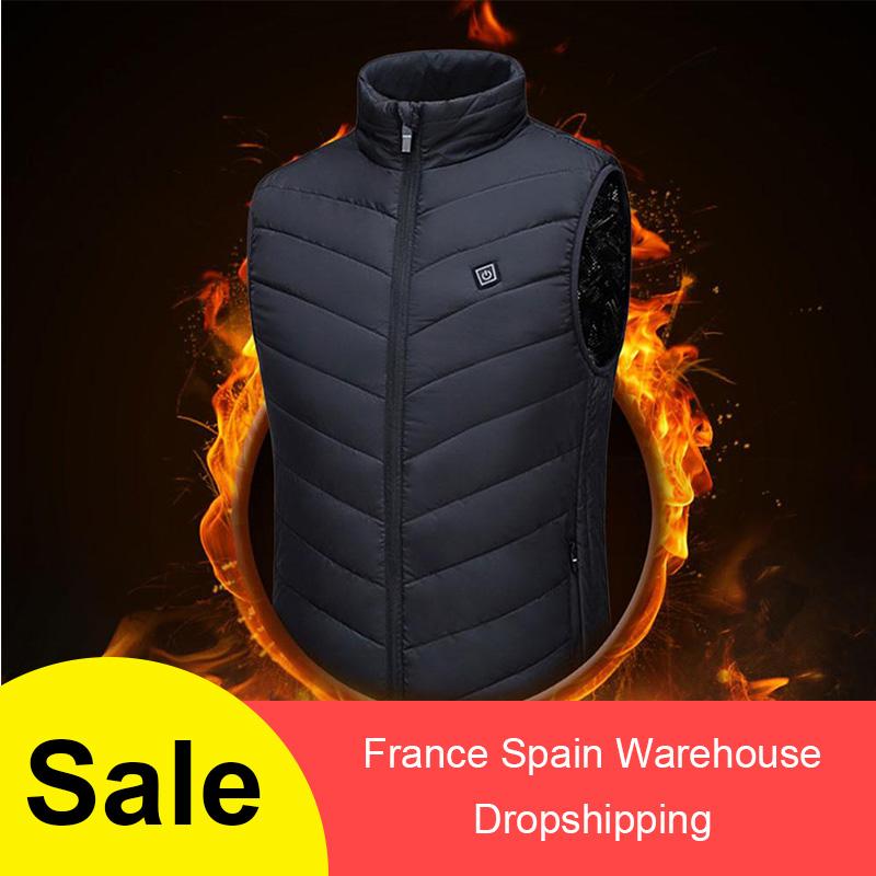 Heated Vest Jacket USB Men Electrical Heated Sleevless Jacket Outdoor Fishing Hunting Waistcoat Hiking Vest Winter Thermal Cloth, Black
Heated Vest Jacket USB Men Electrical Heated Sleevless Jacket Outdoor Fishing Hunting Waistcoat Hiking Vest Winter Thermal Cloth, Black