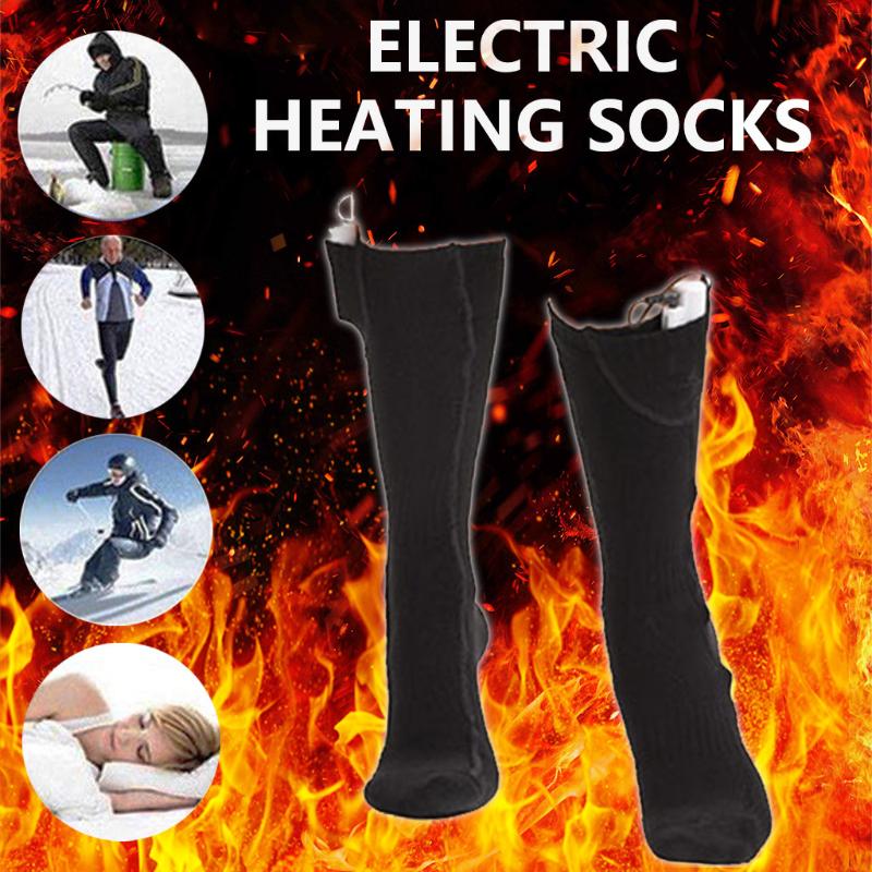 Rechargeable Battery USB Charging Heated Socks For Women Men Winter Warm Comfort Health Heated Socks For Outdoor Skiing Sports, Black 
Rechargeable Battery USB Charging Heated Socks For Women Men Winter Warm Comfort Health Heated Socks For Outdoor Skiing Sports, Black