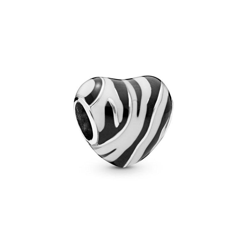 100% 925 Sterling Silver Wild Stripes with Black & White Enamel Charm Bead Fits European
100% 925 Sterling Silver Wild Stripes with Black & White Enamel Charm Bead Fits European