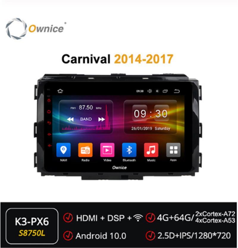 Ownice 2Din Android 10.0 Octa Core Car DVD Player Auto Radio GPS Navi For Kia Carnival 2014 2021 2021 DSP 4G LTE
Ownice 2Din Android 10.0 Octa Core Car DVD Player Auto Radio GPS Navi For Kia Carnival 2014 2021 2021 DSP 4G LTE