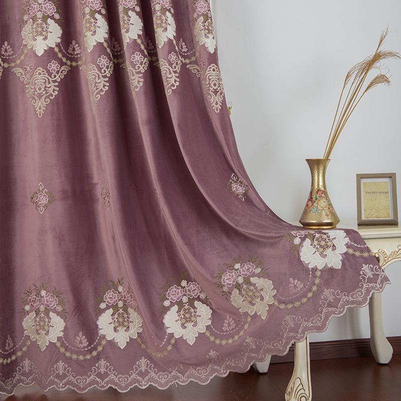 New Style Curtains for Living Dining Room Bedroom European Style Embroidery Fabric Curtain Tulle Finished Product Customization
New Style Curtains for Living Dining Room Bedroom European Style Embroidery Fabric Curtain Tulle Finished Product Customization
