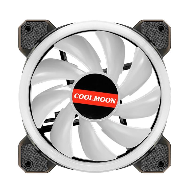 COOLMOON Starlight RGB Fan 12cm Case Fan Silent Bright Light Desktop Computer Cooling (Music Controller
COOLMOON Starlight RGB Fan 12cm Case Fan Silent Bright Light Desktop Computer Cooling (Music Controller
