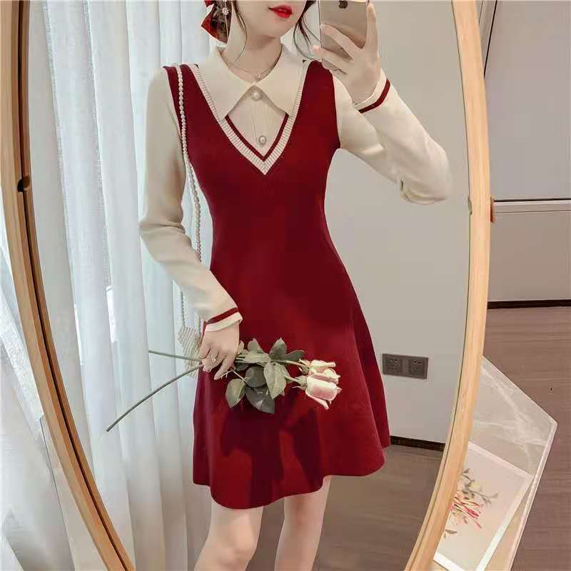 2021 New quente primavera das mulheres de manga vintage falso dois feminino collar babados vestidos apertados y279 AW9Q, Heise
2021 New quente primavera das mulheres de manga vintage falso dois feminino collar babados vestidos apertados y279 AW9Q, Heise
