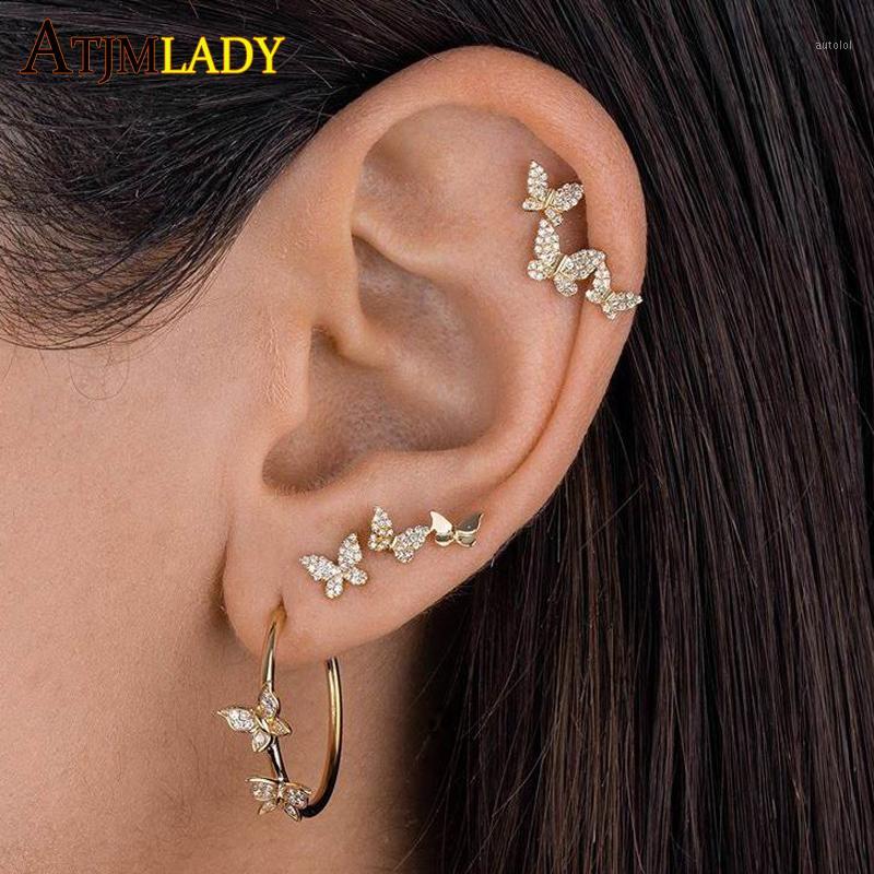 2020 minimal delicate dainty cz double butterfly charm Big Circle hoop earrings gold silver color trendy fashion women jewelry1
2020 minimal delicate dainty cz double butterfly charm Big Circle hoop earrings gold silver color trendy fashion women jewelry1