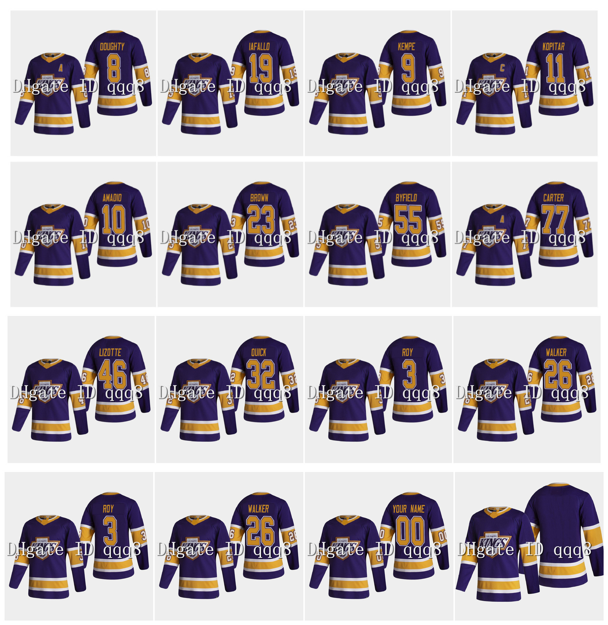 Reverse Retro Los Angeles Kings Jersey 11 Anze Kopitar 8 Drew Doughty 32 Jonathan Quick 9 Adrian Kempe 23 Dustin Brown 77 Jeff Carter Hockey, Black;red
Reverse Retro Los Angeles Kings Jersey 11 Anze Kopitar 8 Drew Doughty 32 Jonathan Quick 9 Adrian Kempe 23 Dustin Brown 77 Jeff Carter Hockey, Black;red