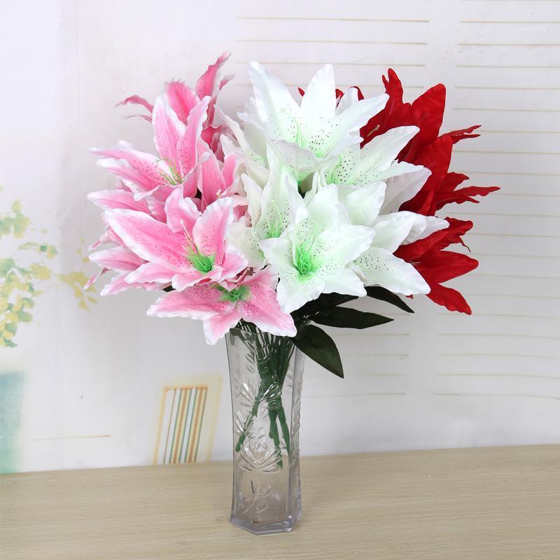 10 Heads Lily Artificial Silk Flower Orchid DIY Home Wedding Party Festival Crafts Arches Background Decorative Fake Flower1, Blue
10 Heads Lily Artificial Silk Flower Orchid DIY Home Wedding Party Festival Crafts Arches Background Decorative Fake Flower1, Blue