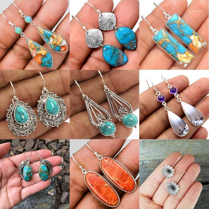 Women's Retro Earrings Fashion New Silver Color Ladies Long Earrings More Style Ladies Luck Jewelry 40C0461
Women's Retro Earrings Fashion New Silver Color Ladies Long Earrings More Style Ladies Luck Jewelry 40C0461