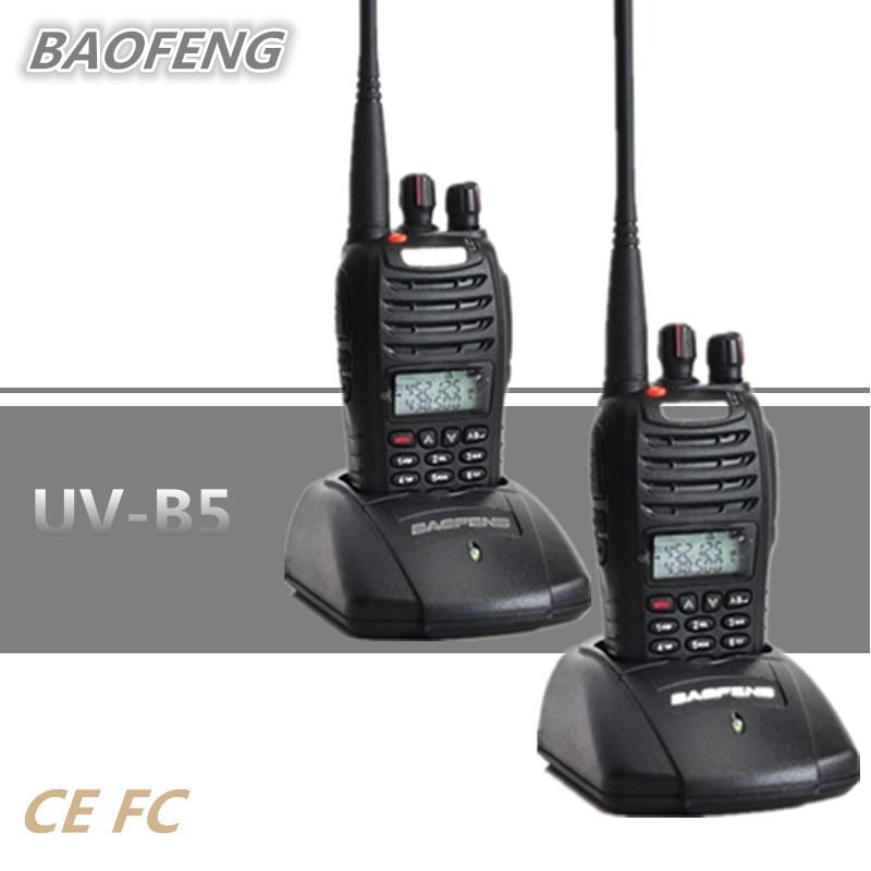 2PCS BAOFENG UV-B5 Walkie Talkie UHF VHF Portable CB Radio 99CH Mobile Transceiver Ham Radio Comunicador FM VOX+ Earpiece
2PCS BAOFENG UV-B5 Walkie Talkie UHF VHF Portable CB Radio 99CH Mobile Transceiver Ham Radio Comunicador FM VOX+ Earpiece