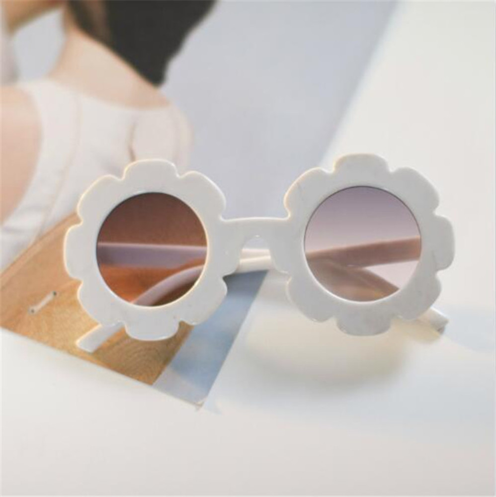 Sunglasses Cute Kids Flowers Candy Color Boys Girls Children Sunglasses Summer Fashion Sunglasses Glasses Beach Toy