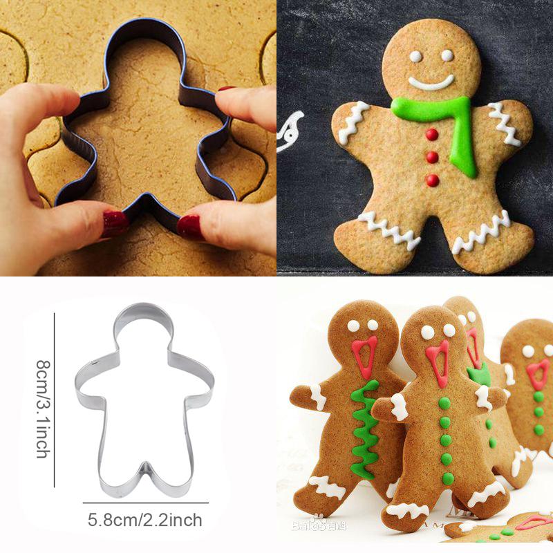 Gingerbread man cookie cutter Christmas decorations for home Biscuits cutter mold xmas navidad natal baking tool alloy
Gingerbread man cookie cutter Christmas decorations for home Biscuits cutter mold xmas navidad natal baking tool alloy