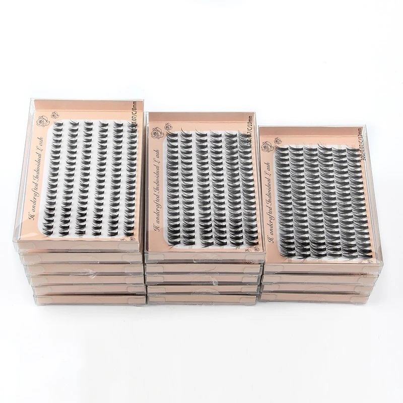 Whlesale 10D/20D/30D Faux Mink Super Cluster Eyelashes Extension Natural 3D Eyelash Individual Lashes Makeup Tools
Whlesale 10D/20D/30D Faux Mink Super Cluster Eyelashes Extension Natural 3D Eyelash Individual Lashes Makeup Tools