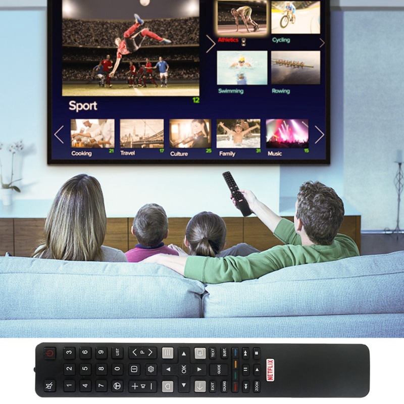 Remote Controlers Battery Controls For TCL ARC802N YUI1 49C2US 55C2US 65C2US 75C2US 43P20US TV Controller Controler