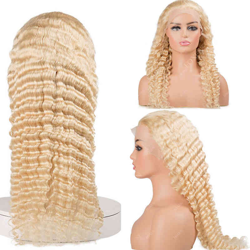 180 Density 12A Long Blonde Hd Lace Closure Wigs 13*6 Transparent Lace Frontal Wig 613 40Inch Deep Wave Wig Black Women
180 Density 12A Long Blonde Hd Lace Closure Wigs 13*6 Transparent Lace Frontal Wig 613 40Inch Deep Wave Wig Black Women