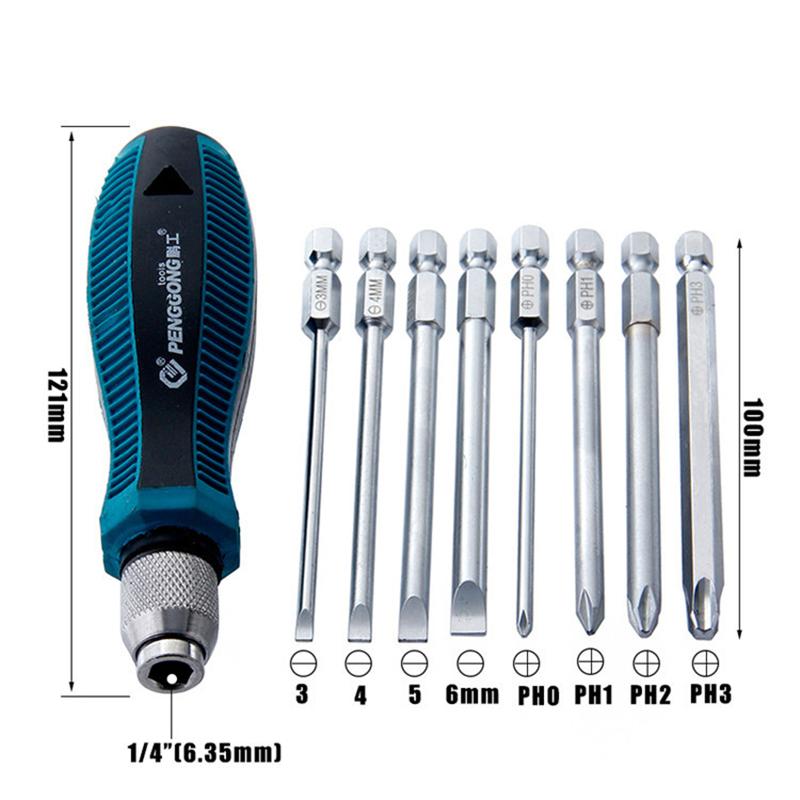 Hand Tools Screwdrivers Set Chromium Vanadium Alloy Multi-function Handle Security Insulated Screw Driver Magnetic Tool Sets
Hand Tools Screwdrivers Set Chromium Vanadium Alloy Multi-function Handle Security Insulated Screw Driver Magnetic Tool Sets