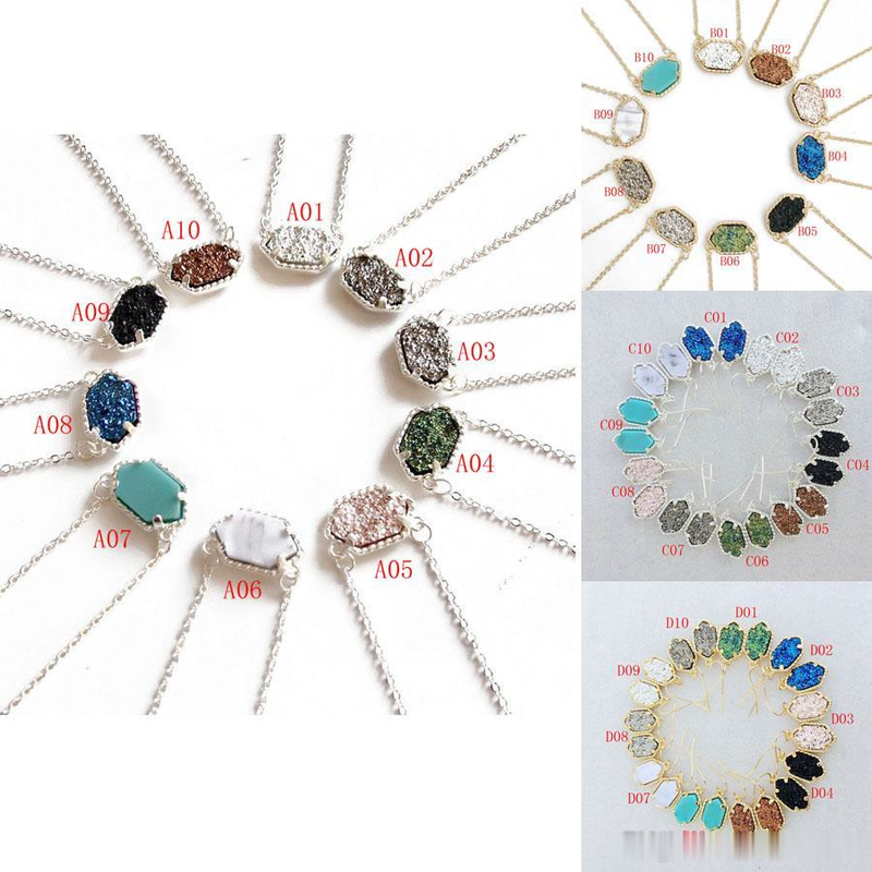 Hot sale Druzy necklaces Dangle Earring Set For women Geometric Natural Drusy stone pendant charm chains Female Fashion Jewelry, As photo
Hot sale Druzy necklaces Dangle Earring Set For women Geometric Natural Drusy stone pendant charm chains Female Fashion Jewelry, As photo