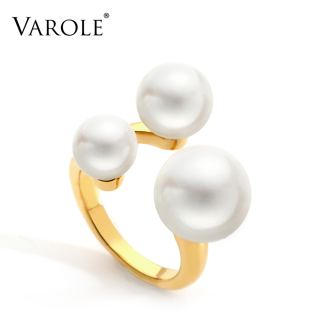 VAROLE Beautiful Pearl Ring Gold Color Ladies midi knuckle Rings For Women Fashion Jewelry Bague Femme anillos
VAROLE Beautiful Pearl Ring Gold Color Ladies midi knuckle Rings For Women Fashion Jewelry Bague Femme anillos