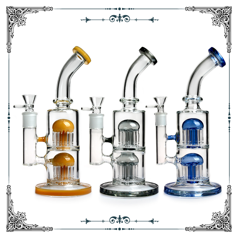 Glass Water Bongs 11 inches Glass Oil Dab Rig Colorful Lips Glass Bongs Double 8 arms percs Percolator Water Pipes Bong Bubbler
Glass Water Bongs 11 inches Glass Oil Dab Rig Colorful Lips Glass Bongs Double 8 arms percs Percolator Water Pipes Bong Bubbler