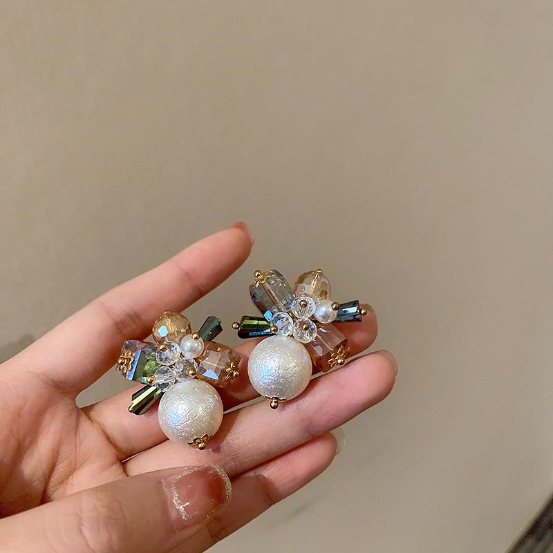 Dangle & Chandelier Arrival Fashion Drop Earrings Crystal Classic Round Women Flower Pearl Korean Retro Trendy Jewelry, Silver
Dangle & Chandelier Arrival Fashion Drop Earrings Crystal Classic Round Women Flower Pearl Korean Retro Trendy Jewelry, Silver