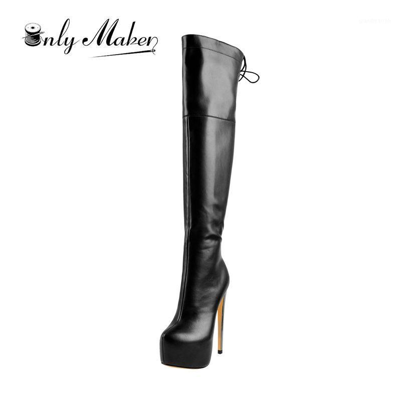 Onlymaker Womens 2020 Fashion Platform thin high heel Bootie Sexy Stiletto Lace-up zip Stretch Over The Knee High Boot plus size1, P90708a
Onlymaker Womens 2020 Fashion Platform thin high heel Bootie Sexy Stiletto Lace-up zip Stretch Over The Knee High Boot plus size1, P90708a