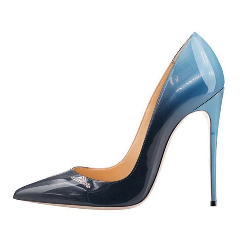 Sexy Gradient Leather Enveloped Stiletto Bombs For Shave Finger Pointed High Heel Shoes Dressed in Party Slip-on Women Bomb, The picture
Sexy Gradient Leather Enveloped Stiletto Bombs For Shave Finger Pointed High Heel Shoes Dressed in Party Slip-on Women Bomb, The picture