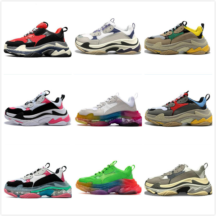 fashion Triple S Mens Womens Casual Desinger Shoes Luxurys Designers Men Women 17FW tripler black white Trainers étoile Vintage Dad Sneakers, 2020
fashion Triple S Mens Womens Casual Desinger Shoes Luxurys Designers Men Women 17FW tripler black white Trainers étoile Vintage Dad Sneakers, 2020