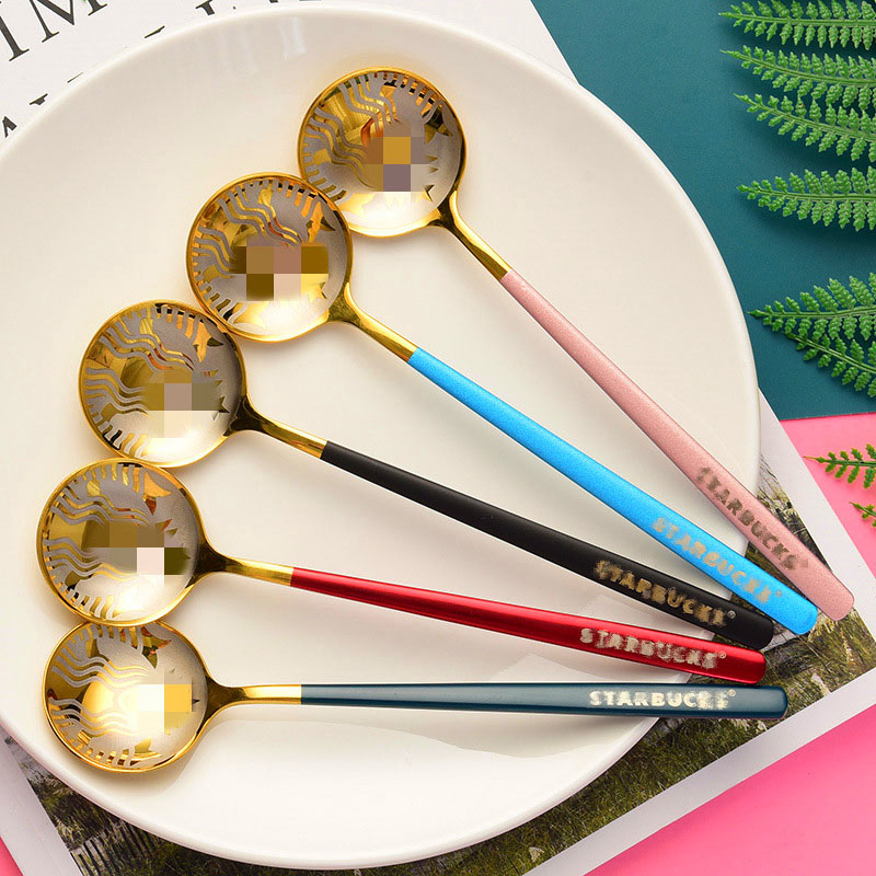 Coffee Dessert Round Spoon Mixing The Latest 15X3CM Stainless Steel Starbucks Spoons Many Colors Goddess Fashion Style For Free DHL
Coffee Dessert Round Spoon Mixing The Latest 15X3CM Stainless Steel Starbucks Spoons Many Colors Goddess Fashion Style For Free DHL