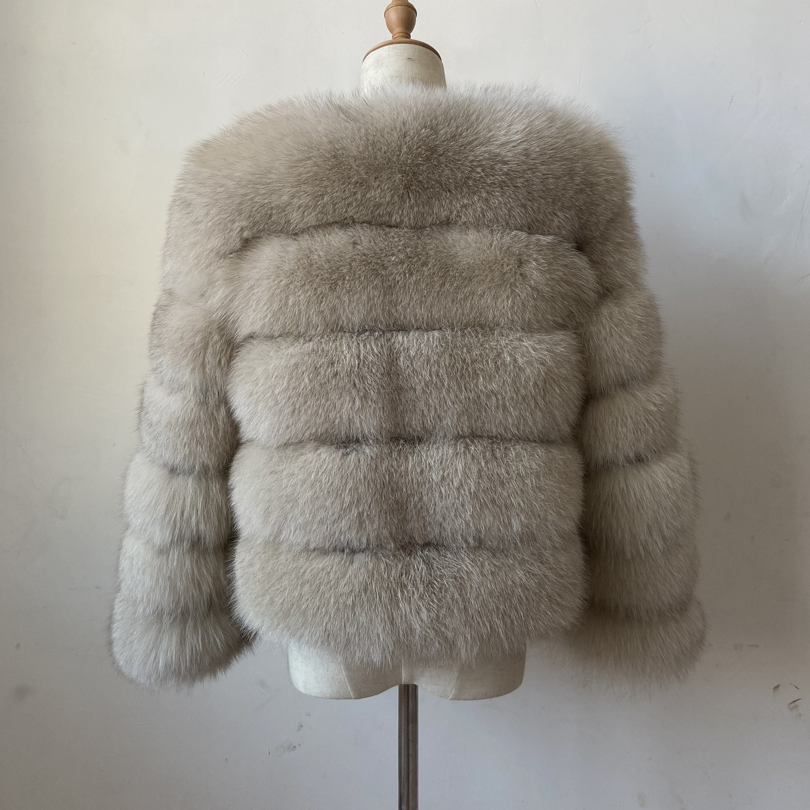 BEIZIRU real fur coat sleeves natural fox fur jacket winter warm fashion leather coat natural fur Genuine Leather coats LJ201201