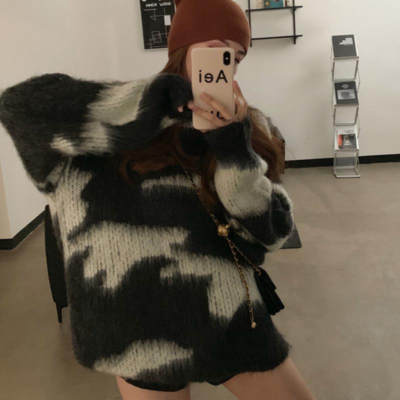 Vintage Patchwork Knitted Sweater Women 2021 Autumn Winter Casual Cozy Long Sleeve Jumper Retro Streetwear Sweaters Oversize Top, Black
Vintage Patchwork Knitted Sweater Women 2021 Autumn Winter Casual Cozy Long Sleeve Jumper Retro Streetwear Sweaters Oversize Top, Black