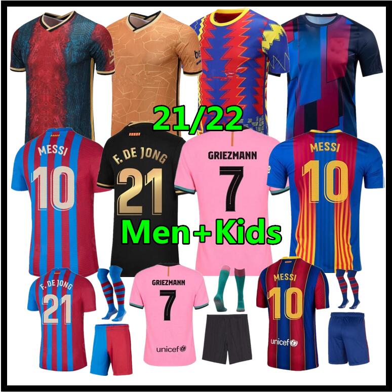 tops Camisetas de football MESSI Kun Aguero Barcelona soccer jerseys BARCA FC 20 21 22 ANSU FATI 2021 2022 GRIEZMANN F.DE JONG DEST PEDRI kit shirt men kids sets socks, Blue
tops Camisetas de football MESSI Kun Aguero Barcelona soccer jerseys BARCA FC 20 21 22 ANSU FATI 2021 2022 GRIEZMANN F.DE JONG DEST PEDRI kit shirt men kids sets socks, Blue