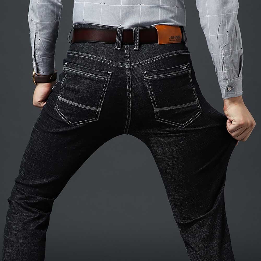 2021 New Moda Plus Size Elastic Denim of Men Casual Brem Fits Black Cowboy Brim Pants Men's Clothes 818c, Blue
2021 New Moda Plus Size Elastic Denim of Men Casual Brem Fits Black Cowboy Brim Pants Men's Clothes 818c, Blue
