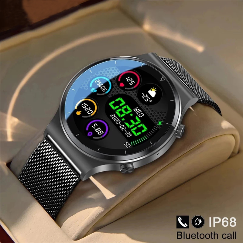 2021 New Smart Watch Men Heart Rate Blood Pressure Full Touch Screen Sports Fitness Watch Bluetooth for Android iOS Smart Watchg, Black 
2021 New Smart Watch Men Heart Rate Blood Pressure Full Touch Screen Sports Fitness Watch Bluetooth for Android iOS Smart Watchg, Black