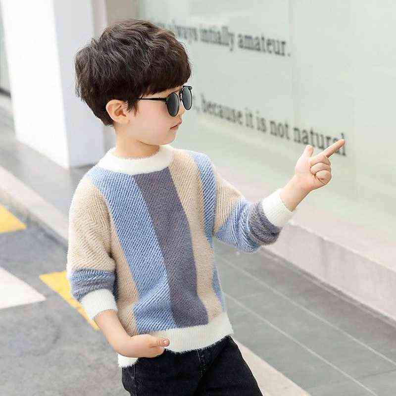 Children's sweater Winter Cotton Clothing Sweater teenage boys clothing fall knit 10 12 14 years 211104