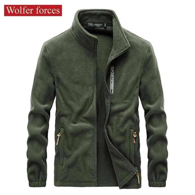 Sweater Jackets Man Large Size Clothing MEN FASHION Menswear Hoodless Men's Jackets Spring Jaket Clothes Military Uniform 210818