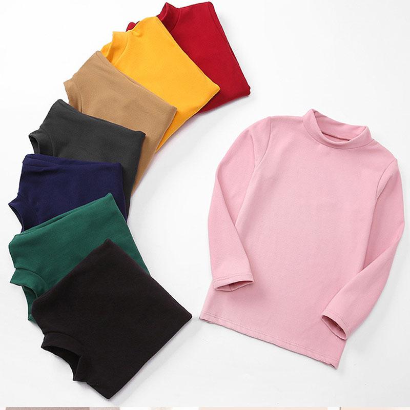 T-shirts Thicken Xxx Boys Shirts Long Sleeve T-shirt For Girls Solid Color Children's Bottom Kids Tops 2-14years Autum Winter Outerwear, Black
T-shirts Thicken Xxx Boys Shirts Long Sleeve T-shirt For Girls Solid Color Children's Bottom Kids Tops 2-14years Autum Winter Outerwear, Black