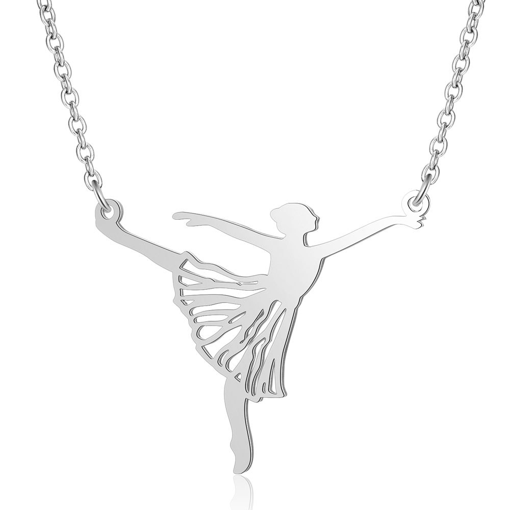 30pcs Stainless Steel Elegant Split Dancing Girl Pendant Necklace Body Sports Woman Yoga Ballet Dancer Figure Charm Chain Necklace Jewelry for Ladies
30pcs Stainless Steel Elegant Split Dancing Girl Pendant Necklace Body Sports Woman Yoga Ballet Dancer Figure Charm Chain Necklace Jewelry for Ladies