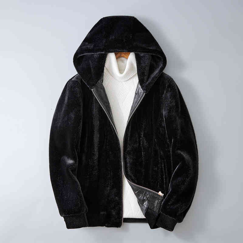 Men's Wool & Blends youth hooded sable patchwork jacket casual coat winter menswear men's style ODIX, Black
Men's Wool & Blends youth hooded sable patchwork jacket casual coat winter menswear men's style ODIX, Black