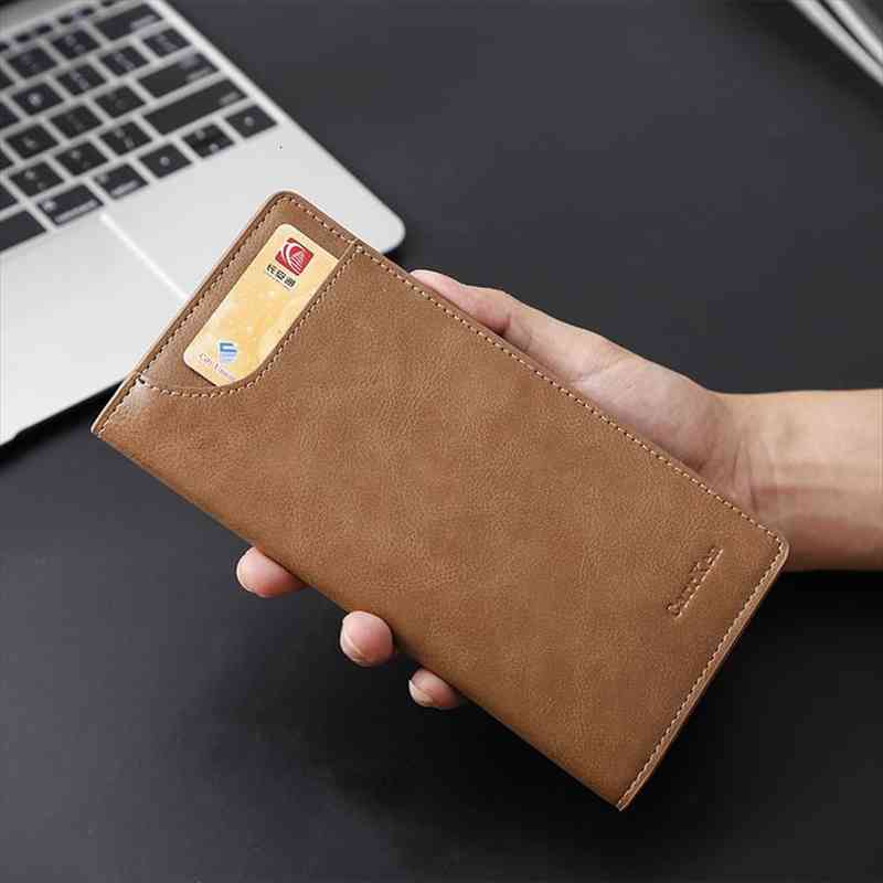 men wallet wax oil skin male slim leather bifold business long card coin purse bag cartera hombre clutch, Red;black
men wallet wax oil skin male slim leather bifold business long card coin purse bag cartera hombre clutch, Red;black