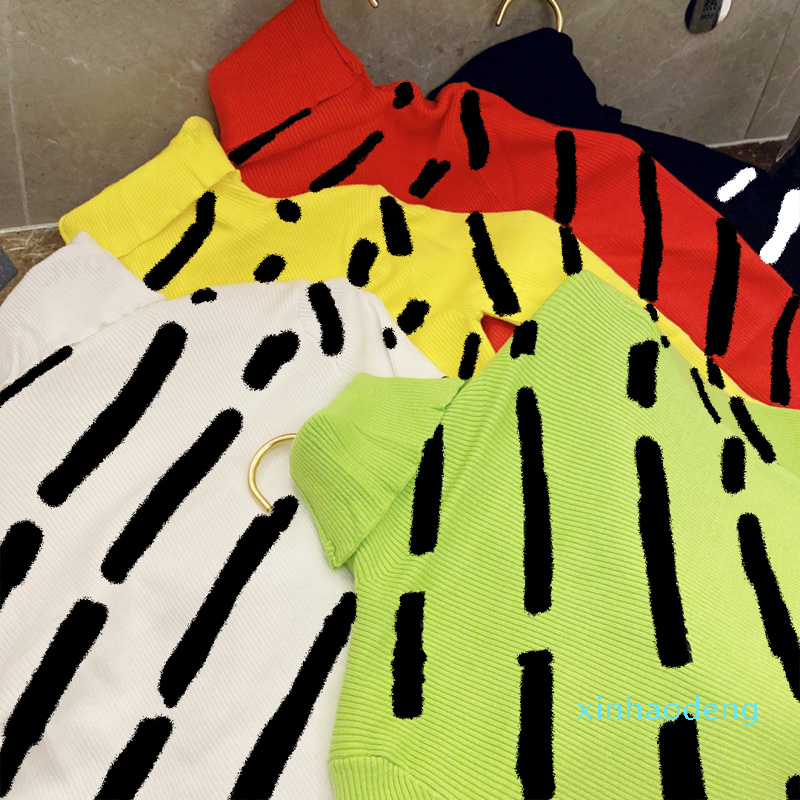 Womens Knits Tees Ladies High Neck Knitted Bottoming Shirt Classic Letter Pattern Trendy Long Sleeves Tops, Yellow
Womens Knits Tees Ladies High Neck Knitted Bottoming Shirt Classic Letter Pattern Trendy Long Sleeves Tops, Yellow