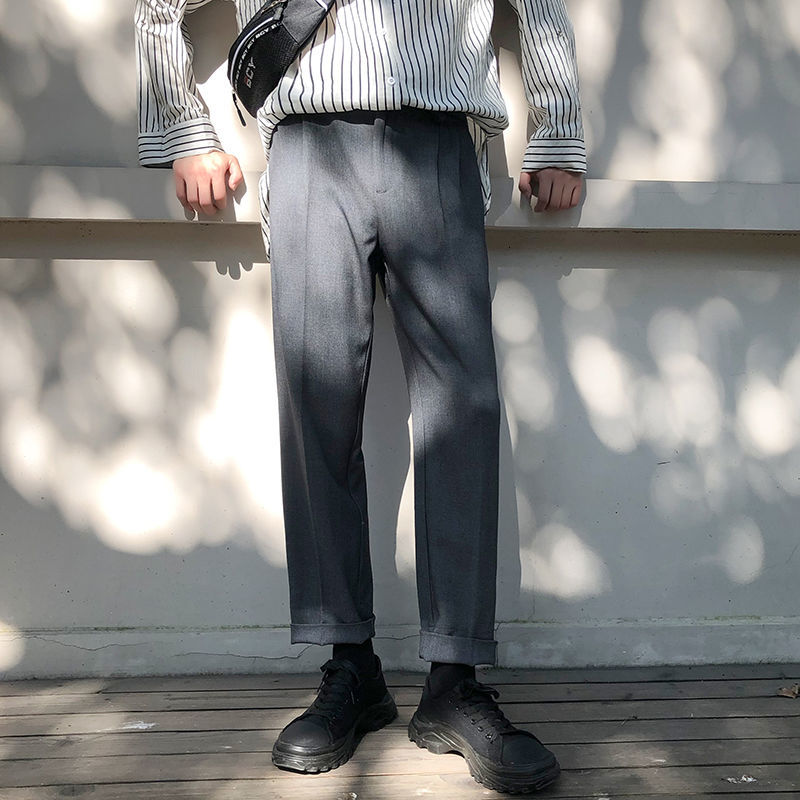 2021 New Men's Straight Trouser Suit Trousers Blazer Casual Slim Fit Formal Business Design Cotton Silk Social Suits Pants S-xl Cty2, Dark grey
2021 New Men's Straight Trouser Suit Trousers Blazer Casual Slim Fit Formal Business Design Cotton Silk Social Suits Pants S-xl Cty2, Dark grey